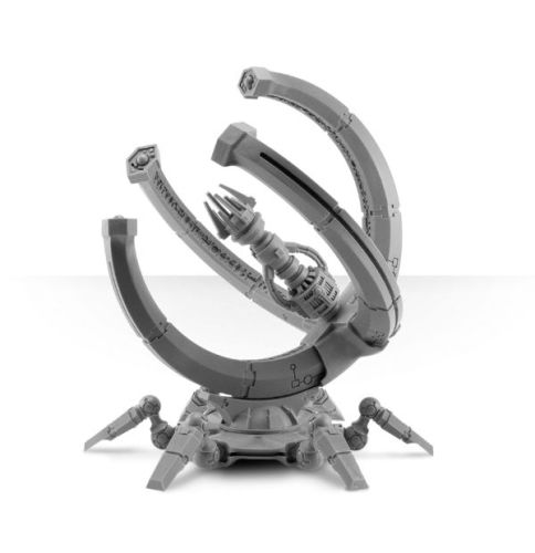 Necron Sentry Pylon With Gauss Exterminator