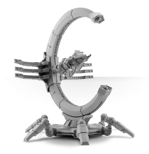 Necron Sentry Pylon With Death Ray