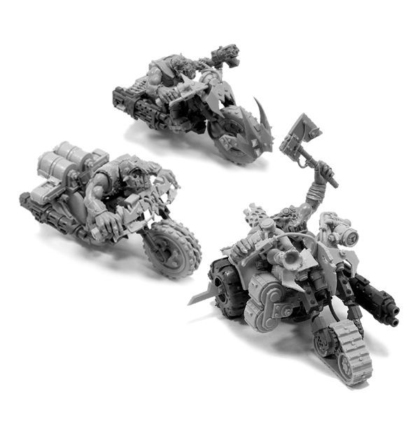 Ork Nob Warbikes