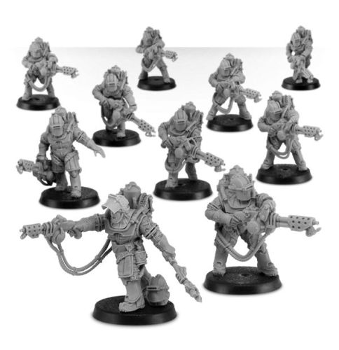 Solar Auxilia Flamer Section