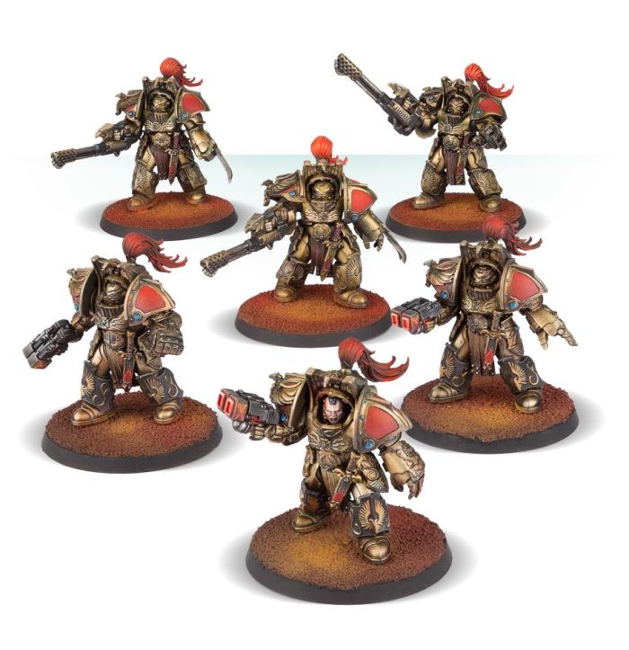 Adeptus Custodes Legio Custodes Aquilon Terminator Squad 
