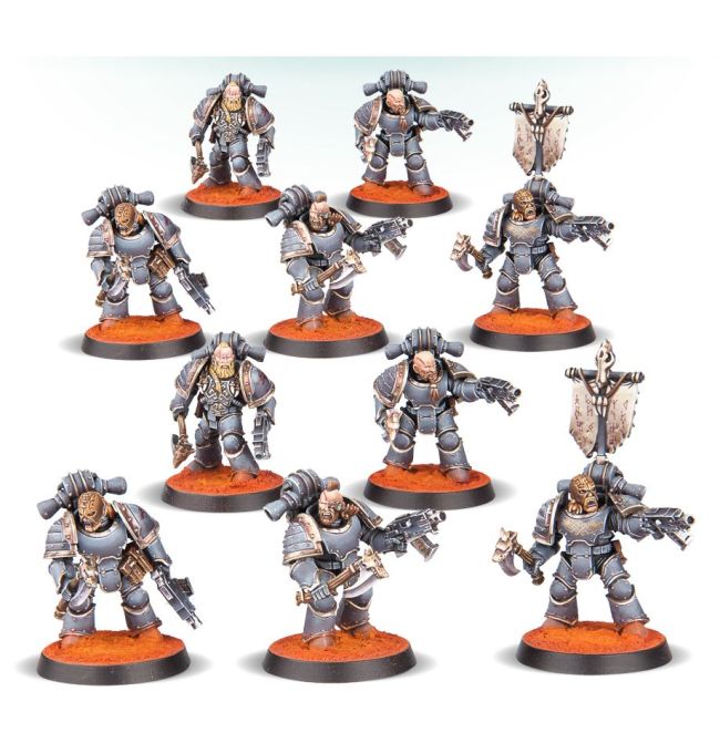 Space Wolves Legion Grey Slayers ranged Attack Squad