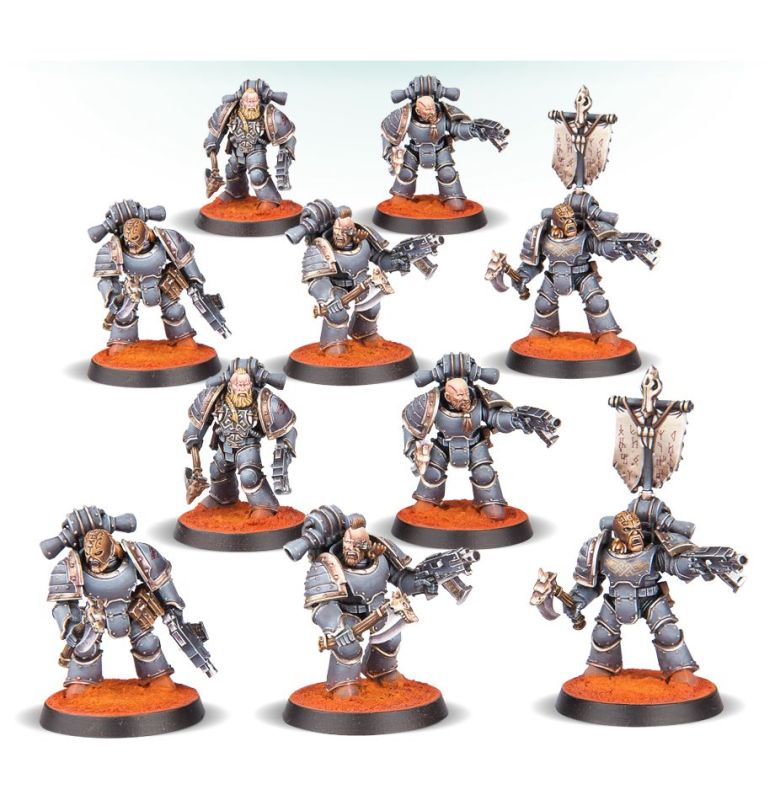 Space Wolves Legion Grey Slayers ranged Attack Squad