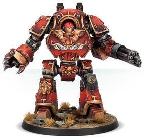 Blood Angels Legion Contemptor Dreadnought with Kheres Assault Cannon and Claw