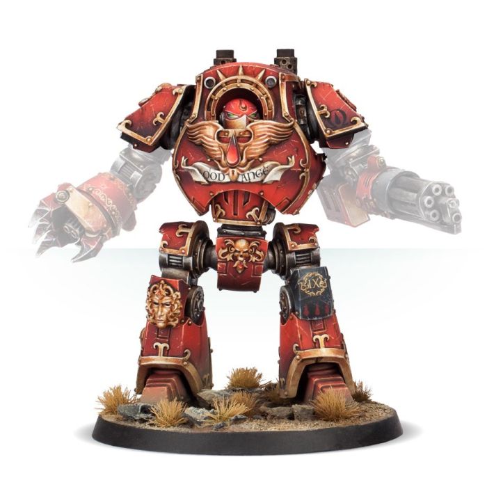 Blood Angels Legion Contemptor Dreadnought with Kheres Assault Cannon and Claw