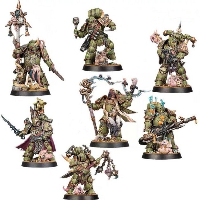 Space Marine Heroes Series 3  JAPAN EXCLUSIVE   DEATH GUARD (7 Miniatures)