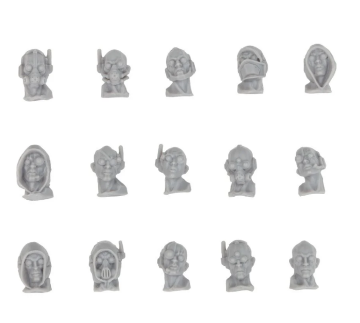 Necromunda Delaque Heads Upgrade Set