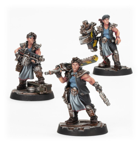 Necromunda Orlock Champion and Gangers