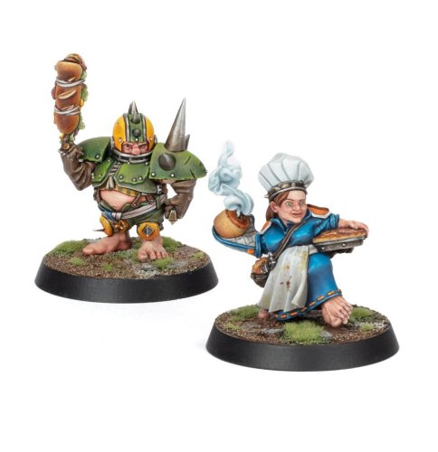 Blood Bowl Cindy Piewhistle & Puggy Baconbreath