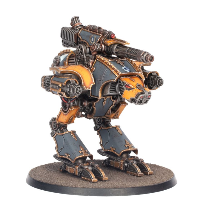 Adeptus Titanicus: Dire Wolf Heavy Scout Titan with Volcano Cannon