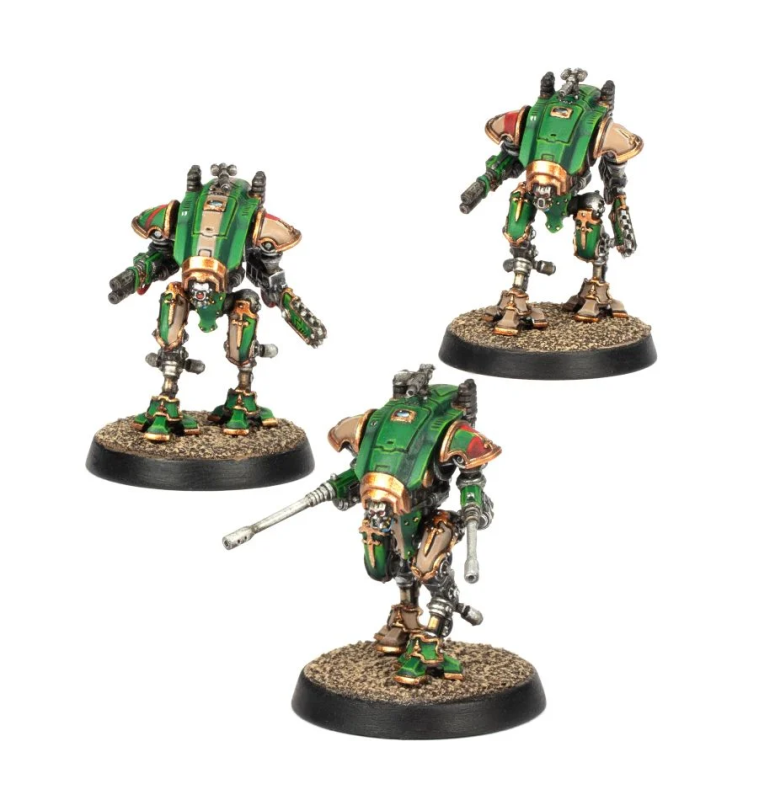 Legions Imperialis: Armiger Knights Helverin & Warglaives Squadron