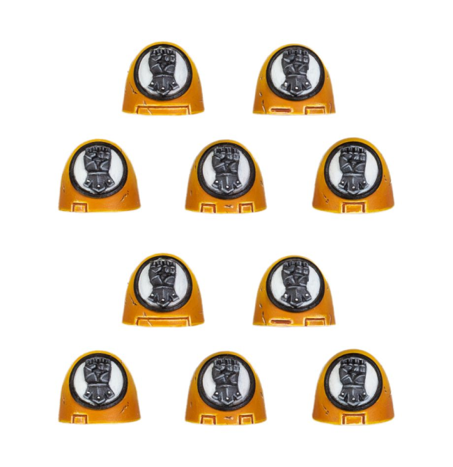Imperial Fists MKVI Shoulder Pads
