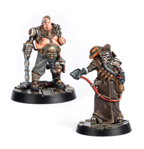 Necromunda Brute Handler and Chem Dealer