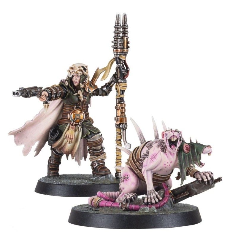 Necromunda Outland Beastmaster with Wasteland Giant Rat