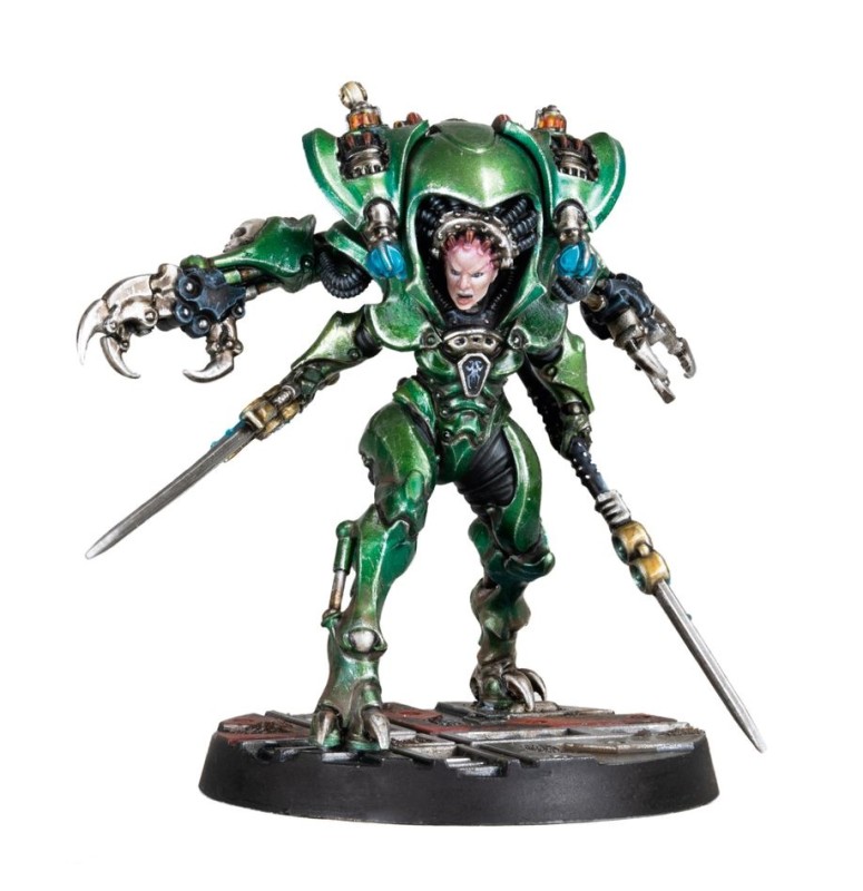 Necromunda Lady Haera in Sthenian-pattern Hunting Rig