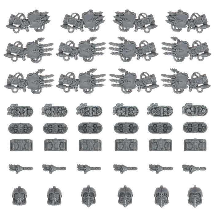 Adeptus Titanicus: Questoris Knights with Thunderstrike Gauntlets and Rocket Pods