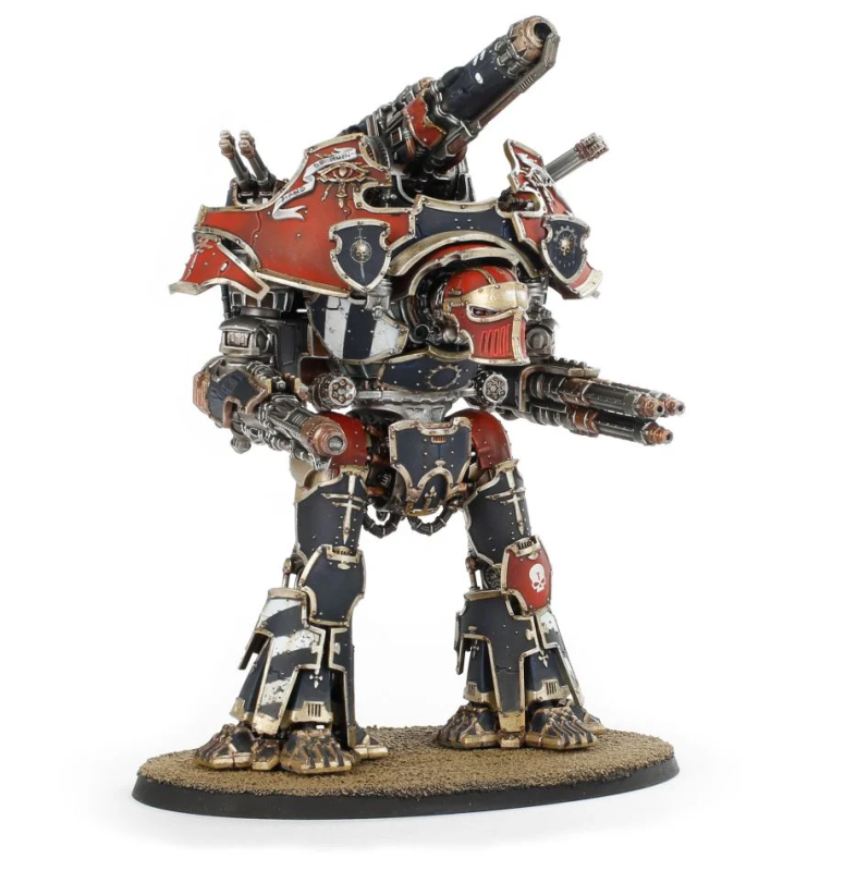 Adeptus Titanicus Warbringer Nemesis Titan with Quake Cannon, Volcano Cannon and Laser Blaster