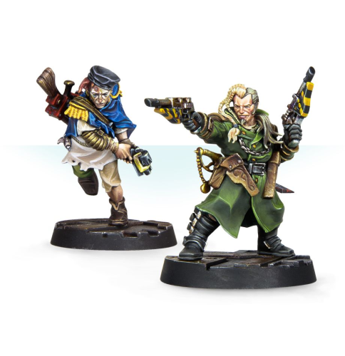 Necromunda Kal Jericho and Scabs