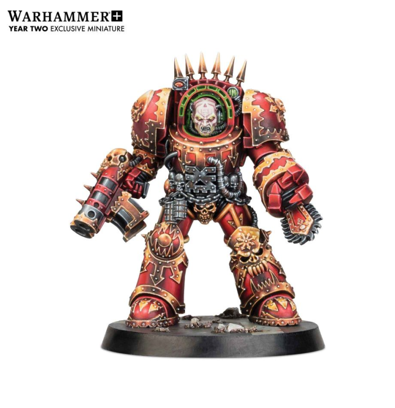 Warhammer+ Year 2: World Eaters Terminator – Azrakh The Annihilator