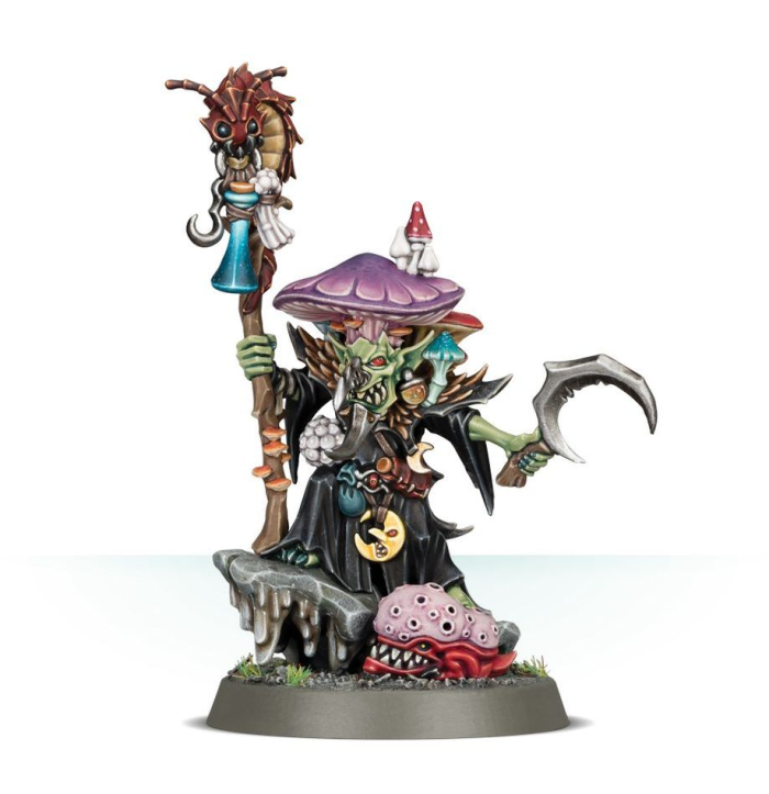 Gloomspite Gitz Fungoid Cave-Shaman Snazzgar Stinkmullett