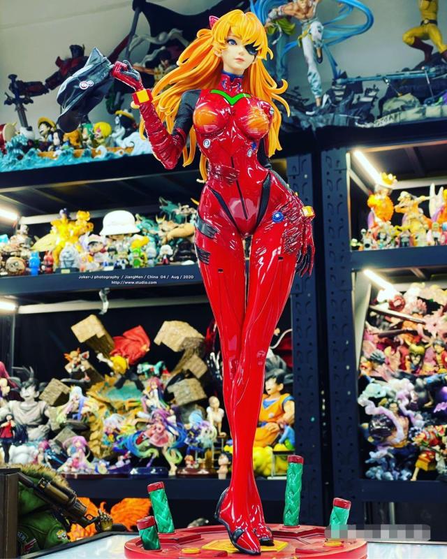 【In Stock】Pink Pink Studio EVA Asuka Langley Soryu 1:4 Scale Resin Statue