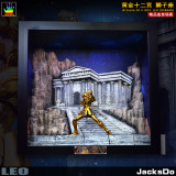 【Pre order】JacksDo Saint Seiya the zodiac constellations JK.Scene-30 V BOX Zodiac Leo Diorama Resin Statue Deposit