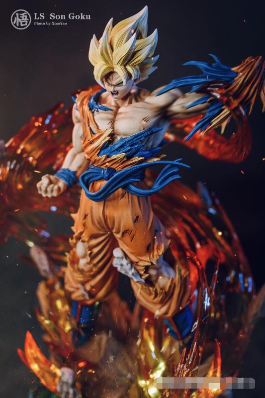 【In Stock】Last Sleep Studio Dragon Ball Z Son Goku SSJ3 Resin Statue