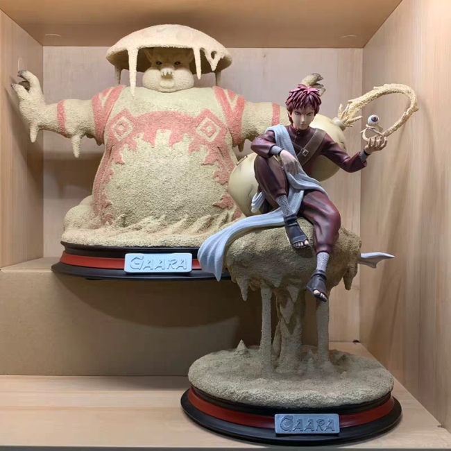 【In Stock】Clouds Studio Naruto Sabaku no Gaara TANUKI Shield 1:8 Resin Statue