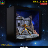 【Pre order】JacksDo Saint Seiya the zodiac constellations JK.Scene-30 V BOX Zodiac Leo Diorama Resin Statue Deposit