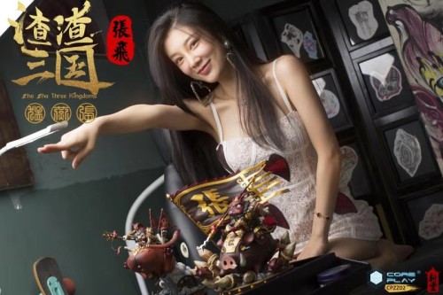 【Pre order】Core Play Zha Zha Three Kingdoms Zhang Fei Resin Statue Deposit