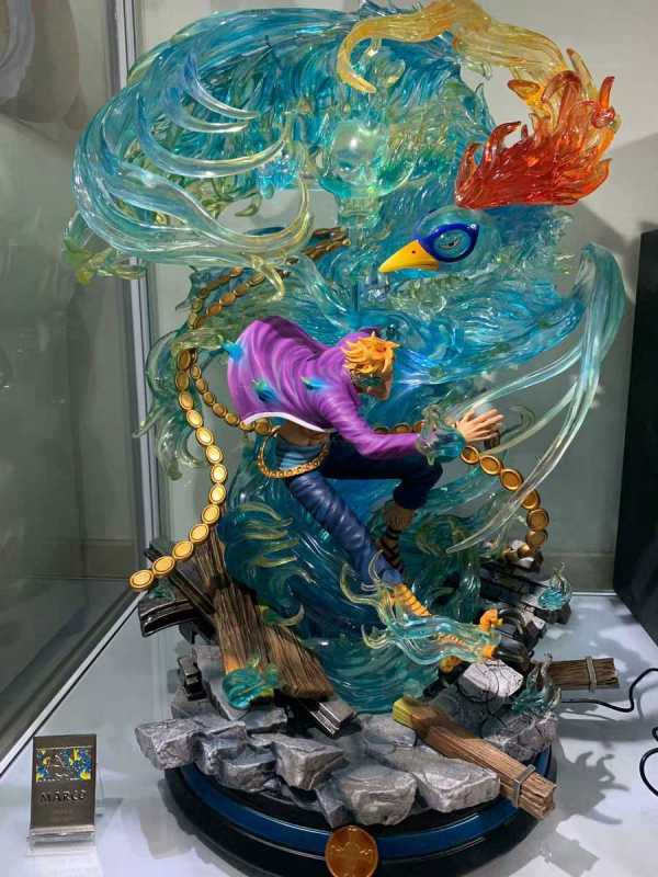 【In Stock】DB Home Studio One-Piece White Beard Pirates Regiment Marco Battle Resin Statue