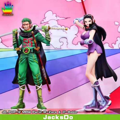 【In Stock】JacksDo Studio One-Piece Germa66 Zoro&Robin 1:8 Resin Statue