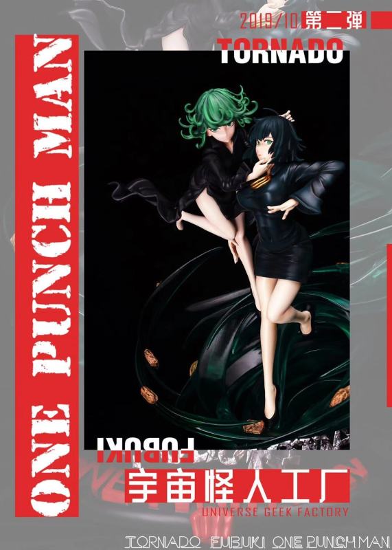 【In Stock】Universe Geek Factory One PunchMan Senritsu no Tatsumaki&Fubuki 1/6 Resin Statue