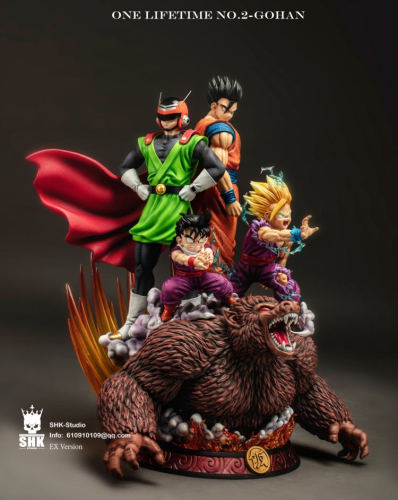 【In Stock】SHK Studio Dragon Ball Z The Lifetime Of Gohan Resin Statue