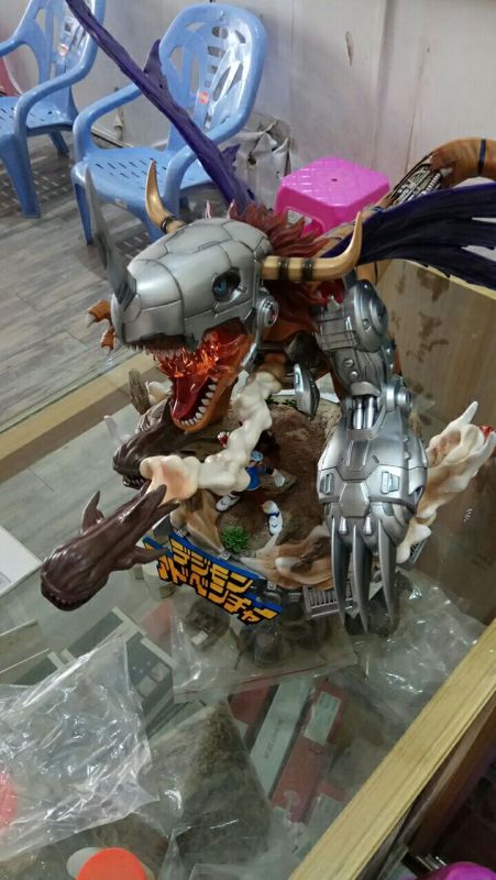 【In Stock】DIMWNSION POWER Studio Digital Monster YAGAMI TAICHI Metal Greymon Resin Statue