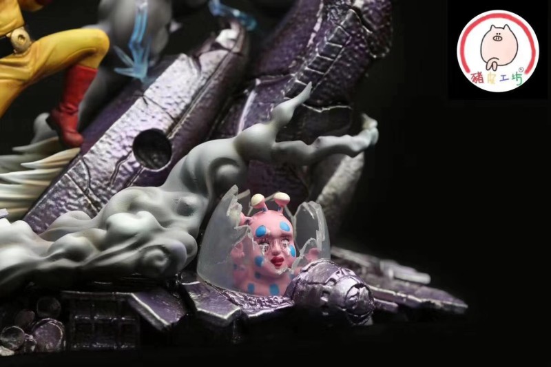 【Pre order】Pigskin Workshop One PunchMan Saitama VS Lord Boros ​SD Scale Resin Statue