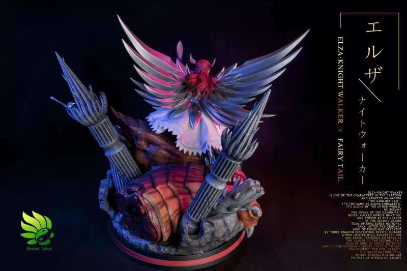 【Pre order】Green Lotus Studio FAIRY TAIL ELZA·KNIGHE WALKER Resin Statue Deposit