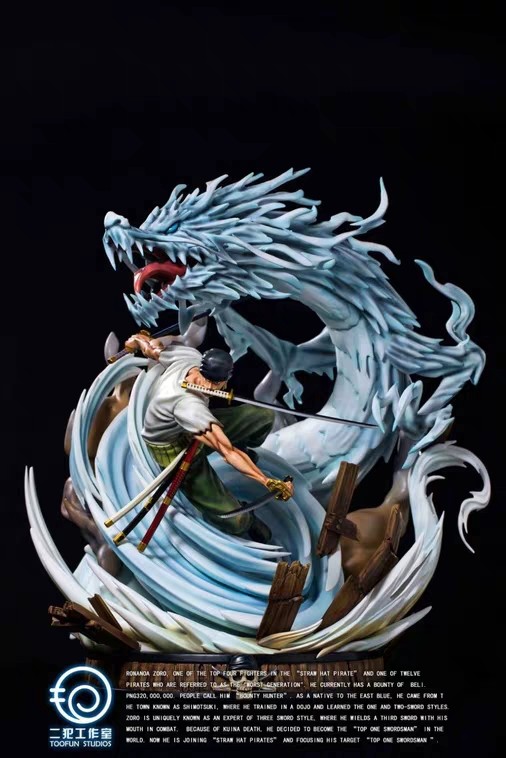 【In Stock】Too Fun Studio One-Piece Roronoa Zoro Dragon 1:6 Resin Statue