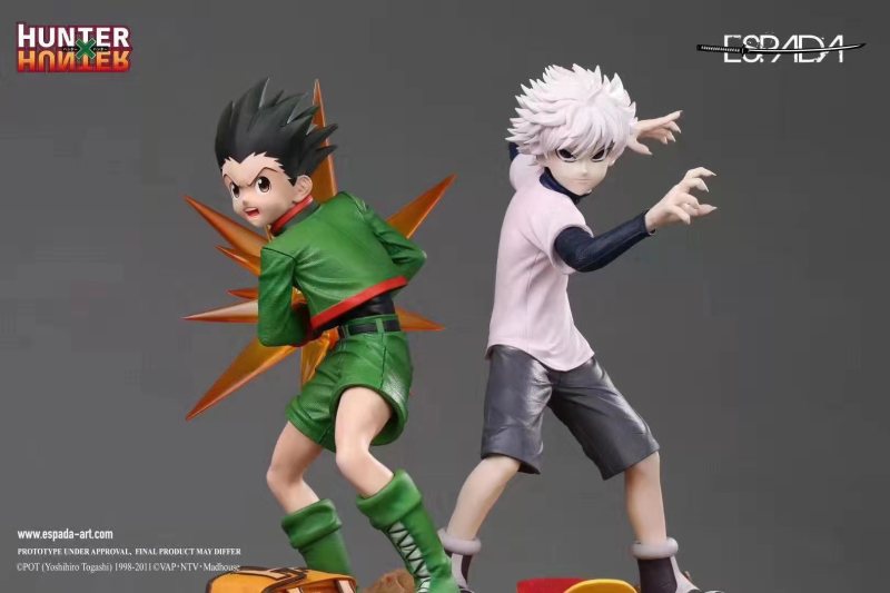 【Pre order】Espada Art HUNTER×HUNTER Killua Zoldyck & Gon Freecss 1:6 Scale Resin Statue（Copyright）Deposit