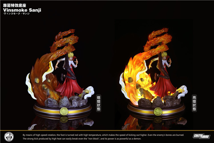 【In Stock】CRAZY Studio One Piece BANPRESTO Sanji Base Resin Statue