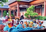 【In Stock】LB Studio One-Piece Straw Hat Pirates Crew Row A Dragon Boat SD Resin Statue