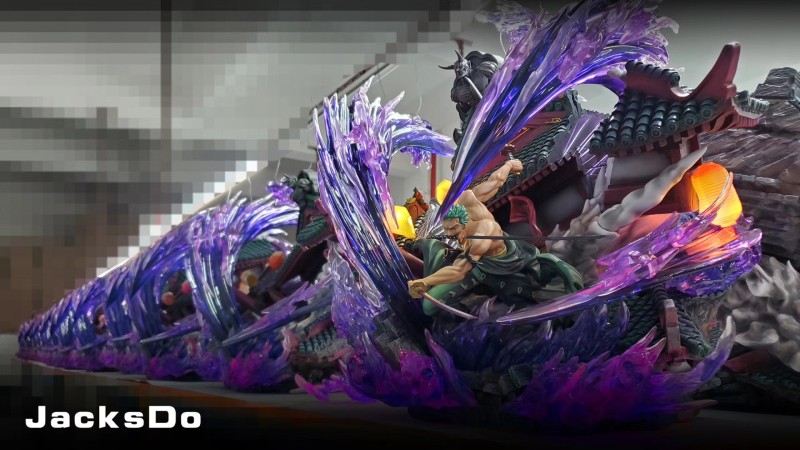 【In Stock】JacksDo Studio One Piece POP SA-MAXIMUM Roronoa Zoro Effects Base Statue