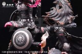 【In Stock】PrinceKin Studio One-Piece Luffy cos HYDRA Captain America Resin Statue