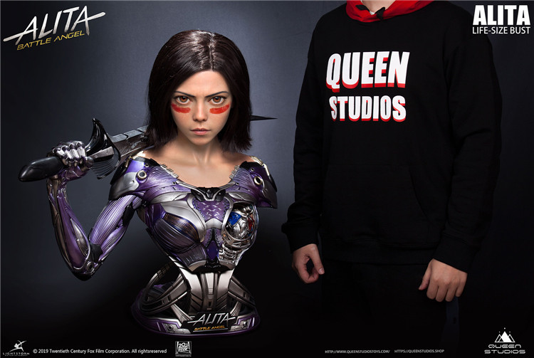 【Pre order】Queen Studio Alita: Battle Angel Life size Bust Resin Statue Deposit（Copyright）