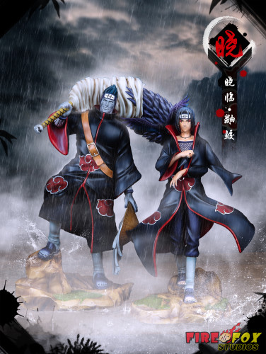 【In Stock】Fire Fox Studio Naruto Akatsuki Itachi&Kisame 1:7 Scale Resin Statue