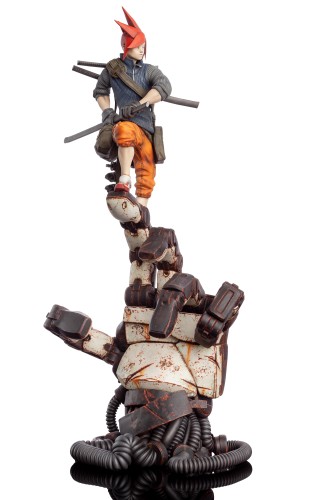 【Pre Order】LEVEL 52 STUDIOS x Ashley Wood CORNELIUS AND THE FIGHT OF THE NEXT Resin Statue Deposit