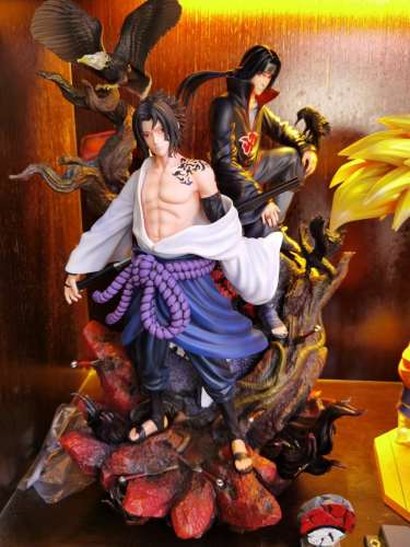 【In Stock】CW&Surge Studio Naruto Samsara Uchiha Itachi&Sasuke 1:7 Resin Statue
