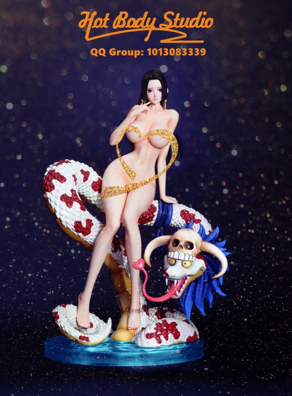 【In Stock】Hot Body Studio One-Piece Boa Hancock Wearing Sexy Bath Towel 1:6 Resin Statue