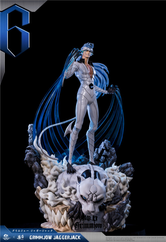【In Stock】MH X SM Studio BLEACH Espada Grimmjow Jeagerjaques1:4 Scale Resin Statue