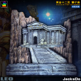 【Pre order】JacksDo Saint Seiya the zodiac constellations JK.Scene-30 V BOX Zodiac Leo Diorama Resin Statue Deposit